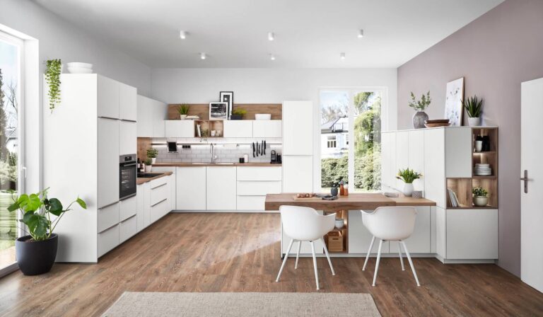 Nobilia Moderne Kaliumüchenzeile Hellgrau